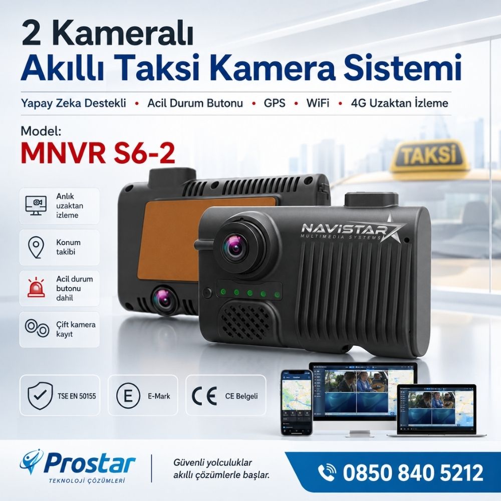 2 Kameralı 4G GPS WIFI Acil Durum butonu dahil Pratik Montaj Kamera Seti