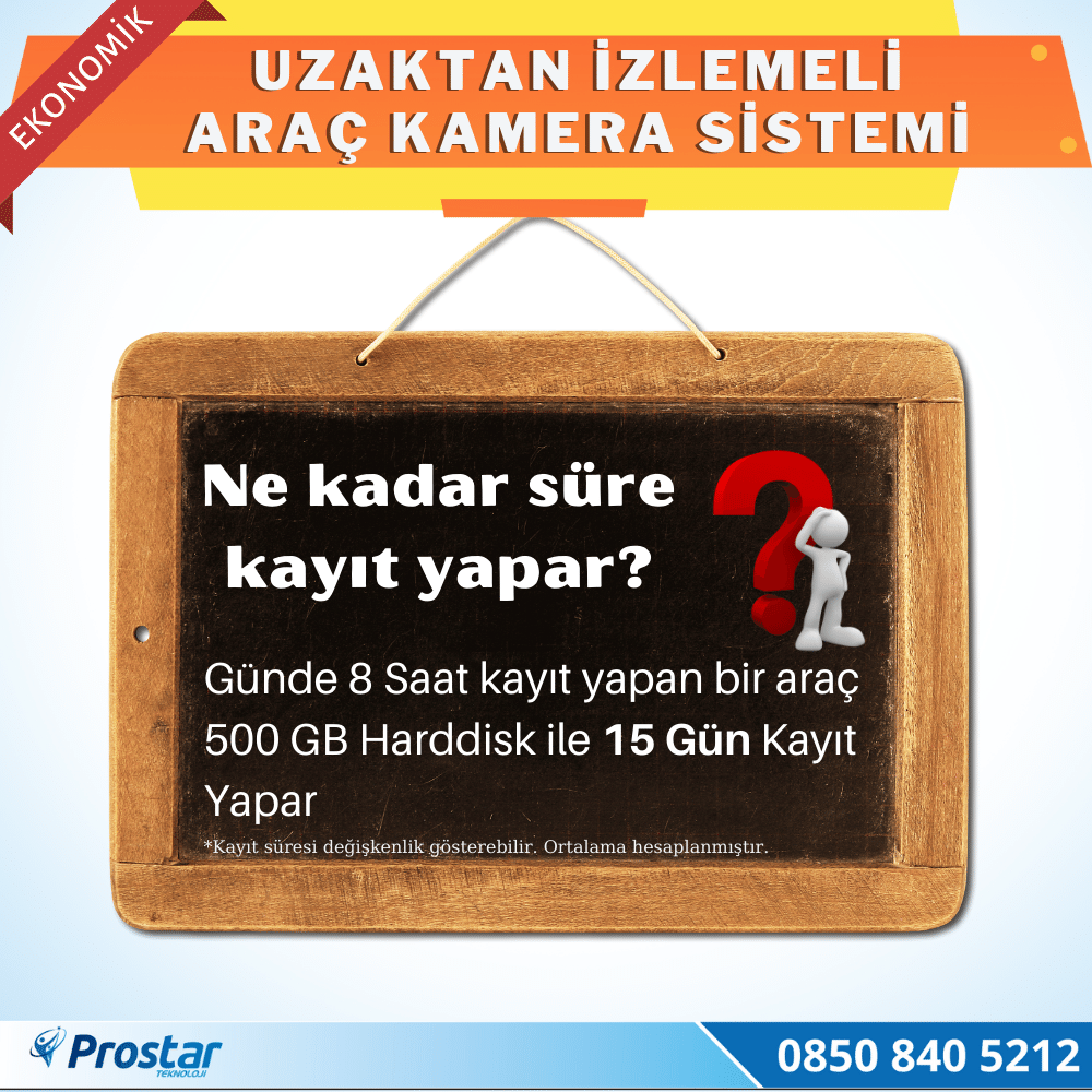 8 Kameralı Kayıtlı 500 Gb Hdd 9 Inç Ekranlı Uzaktan İzlemeli Tak Kullan Set