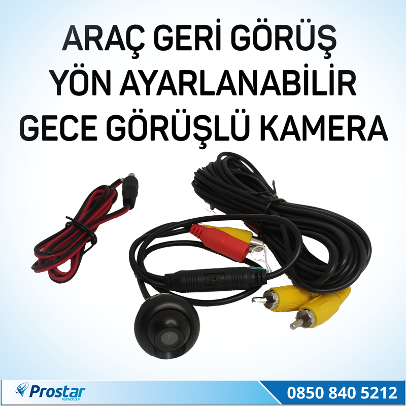 Ayarlanabilir Araç Geri Görüş Kamerası