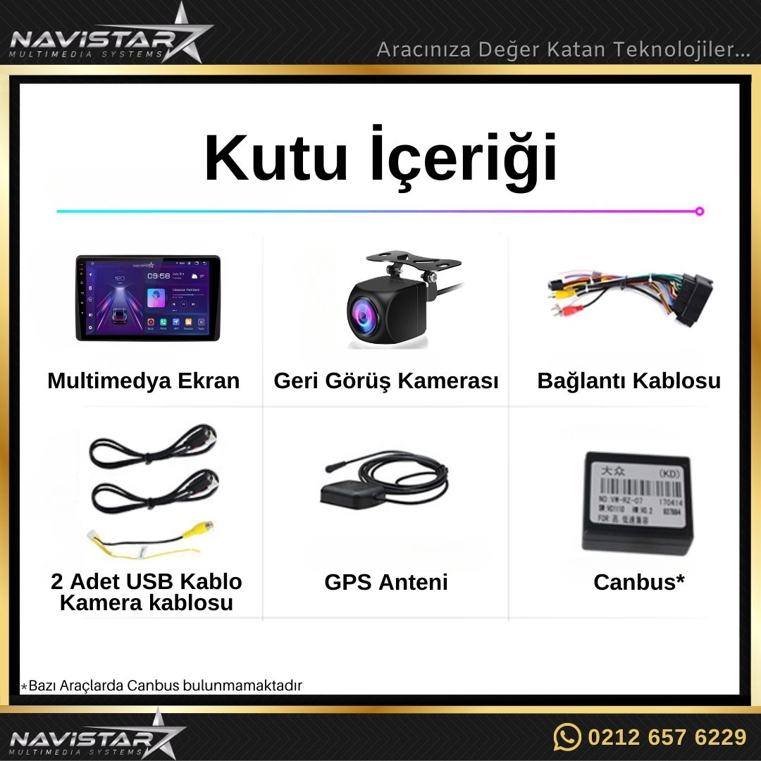 Dacia Duster 2018-2021 Model 2GB + 64GB Android 13 Kablosuz Carplay Navigasyon Multimedya Sistemi