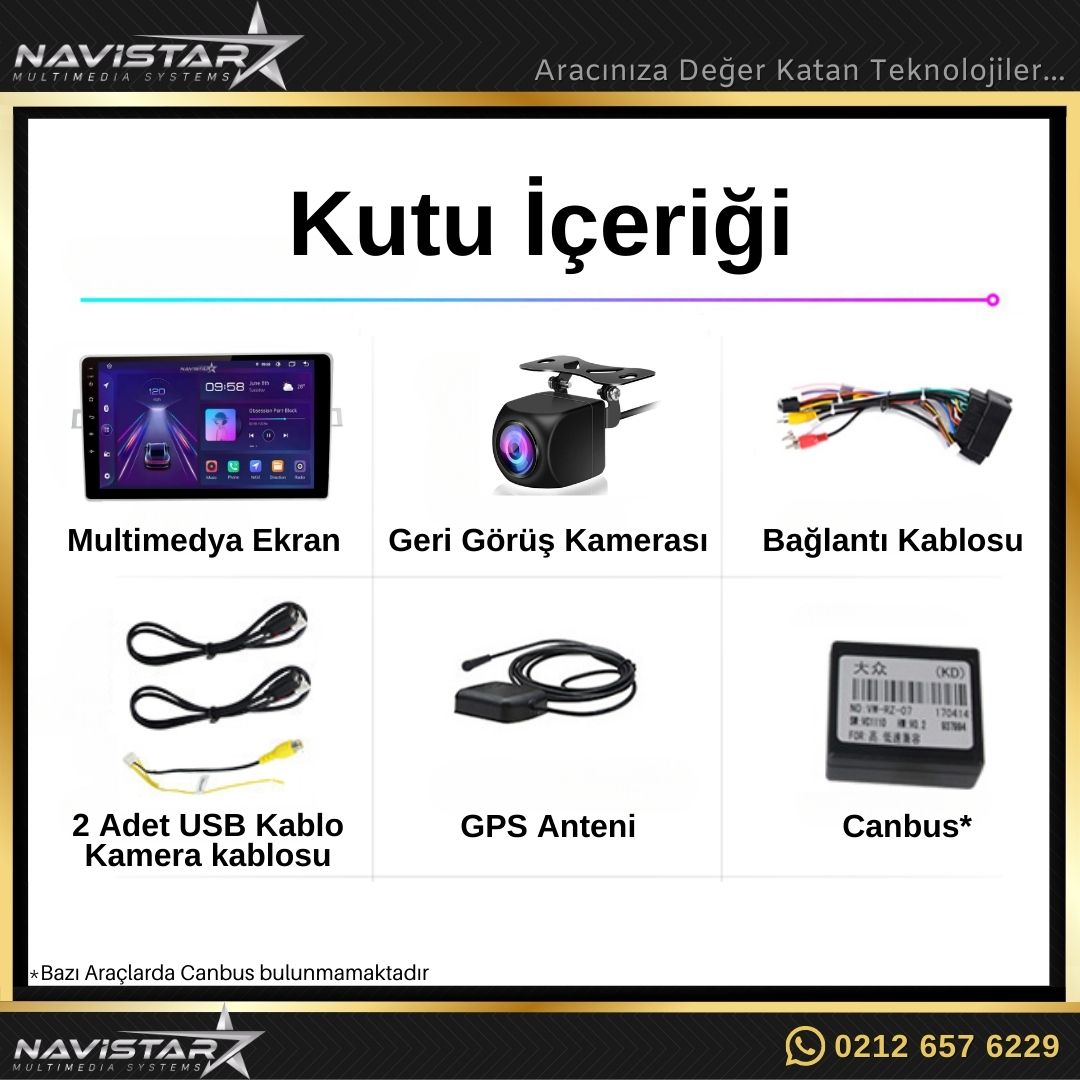 Toyota Verso 2009-2018 Model 2+64GB Android 13 Kablosuz Carplay Navigasyon Multimedya Sistemi
