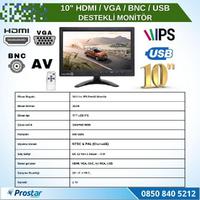 10.1" Büyük Ekranlı Hdmi  Vga  Bnc  Av  Usb Girişli Monitör
