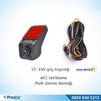 Wifi G-Sensör Park Modu 128 GB Destekli Araç Yol Sürüş Kamerası Geniş Açılı