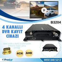 4 Kanal AHD 1080P Harddisk ve Sd kart Destekli Profesyonel Mobil DVR Kayıt Cihazı