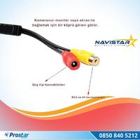 54 cm RCA Kısa Kamera Kablosu 2 pin 2mm socket, 4 pin 1.5mm, 6 core wire