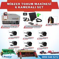 6 Kameralı Mibzer Havalı Tohum Makinesi 9 Inç Hdmi Monitörlü Kamera Seti
