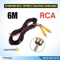 6 Metre RCA Tetikli Uzatma Kablosu