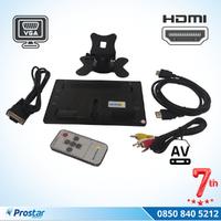Araç Içi Monitör 7" Vga  Hdmı  Av Girişli Tft Lcd Ekran