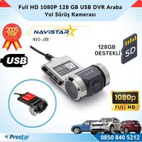 Usb 128 GB Destekli HD 1080P Dvr Araç Yol Sürüş Kamerası