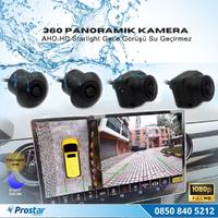 Full HD 360 Derece Kamera Seti AHD 720P/1080P Dönüşümlü Ekran Uyumlu 