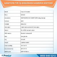 Kamyon Tır ve İş Makinaları için 9 inç AHD Monitörlü 1080P Full HD Kameralı Tak Kullan Set