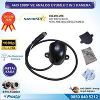 Metal Mini Kasa AHD 1080P ve Analog Pal Çevirilebilir 4 Pin Starlight Gece Görüşlü Yön Ayarlanabilir Araç Kamerası