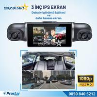 4 Kameralı 1080P WIFI, GPS Geniş Açılı Dashcam Araç içi Kamera Kayıt Sistemi 3 inç  Full HD