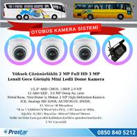 Otobüsler Için Kayıtlı 4 Kameralı 320 Gb Harddiskli Kamera Seti