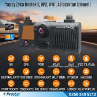 Taksi Mevzuatına Uygun 2 Kameralı 4G GPS WIFI Acil Durum butonu dahil Pratik Montaj Kamera Seti
