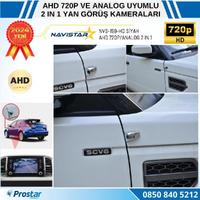 Yan Araç Kamerası AHD 720P ve Analog PAL Mini (Siyah) Özel Tasarım