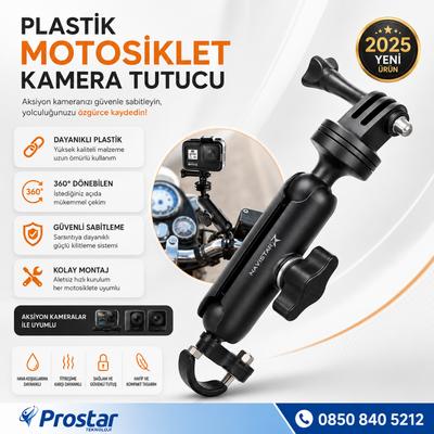  Plastik Motosiklet Monitör Ve Kamera Bağlantı Aparatı