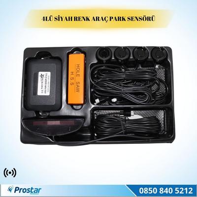 4 Gözlü Araç Park Sensörü Siyah