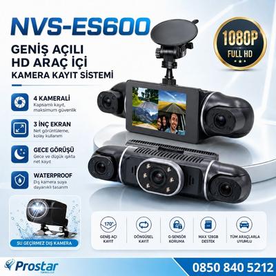 4 Kameralı 1080P WIFI, GPS Geniş Açılı Dashcam Araç içi Kamera Kayıt Sistemi 3 inç Full HD