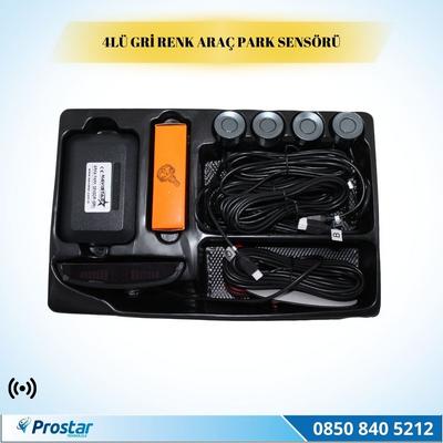 4 Gözlü Araç Park Sensörü Gri