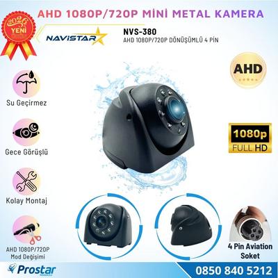 AHD 1080P/720P Metal Mini Kamera Yan ve Arka için uyumlu