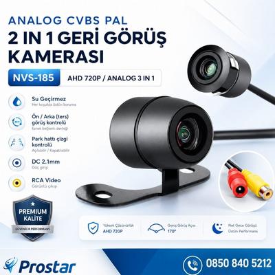 Analog Kelebek Pal Geri Görüş Kamerası