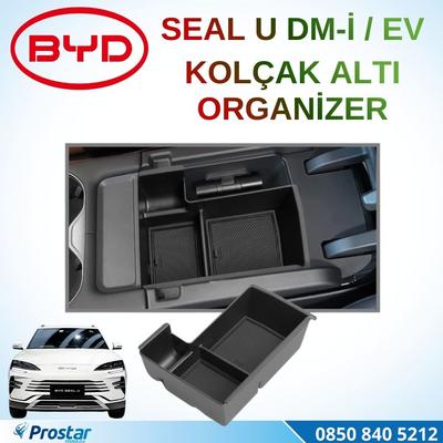 BYD Seal U DM-i / EV Orta Konsol Düzenleyici - Premium Kol Dayama Altı Organizer