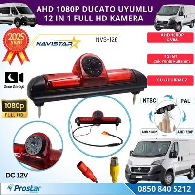 Fiat Ducato Peugeot Boxer ve Citroen Jumper için Profesyonel Geri görüş Kamerası