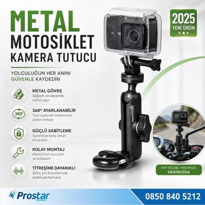 Metal Motosiklet Monitör Ve Kamera Bağlantı Aparatı