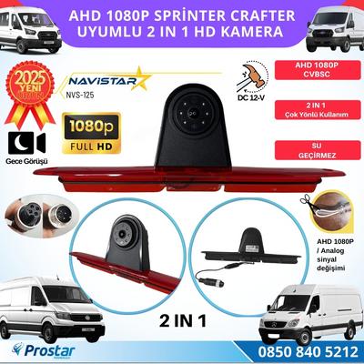 Sprinter Crafter Uyumlu AHD 1080P HD Kamera